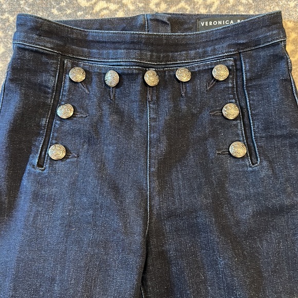 VERONICA BEARD JANE SAILOR SKINNY JEANS SIZE 26 - Picture 4 of 13